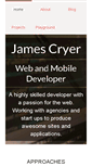 Mobile Screenshot of jamescryer.com